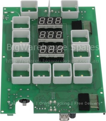 ELECTRONIC CIRCUIT BOARD LED/CPU size 215x150 mm