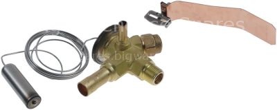 Expansion valve DANFOSS type TES2 coolant R404a/R507 angled 90°