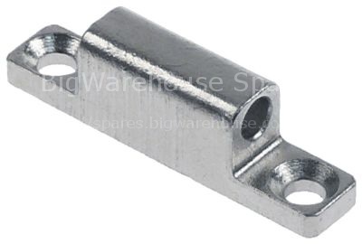 Hinge block total length 50mm overall height 14mm suitable for A