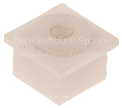 Bush ø 7mm mounting measurements 22x22mm H 20mm external size 26
