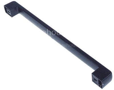 Pull handle L 426mm H 40mm mounting distance 376mm black