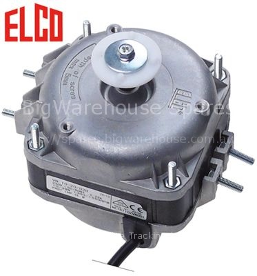 Fan motor ELCO 10W 230V 50/60Hz bearing slide bearing L1 49mm L2