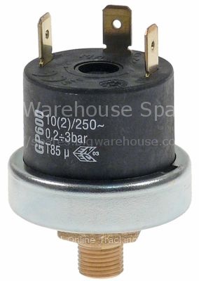 Pressure control ø 38mm pressure range 0.2-3.0bar connection 1/8