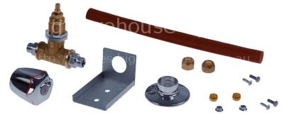 Shut-off valve connection 3/8" conversion kit