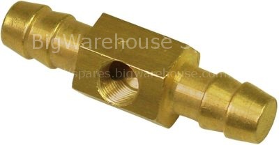 Hose connector for manometer bore ø 0,4mm thread 1/8"