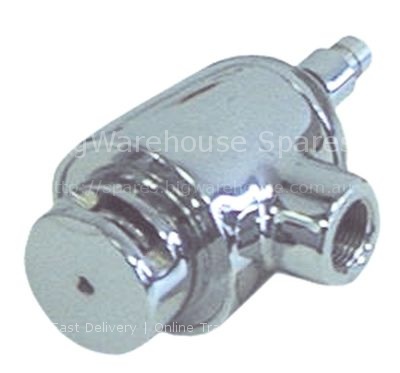Safety valve with outlet for lid