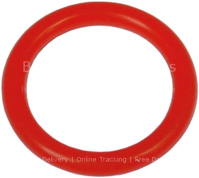 O-ring silicone thickness 2,62mm ID ø 15,08mm Qty 1 pcs