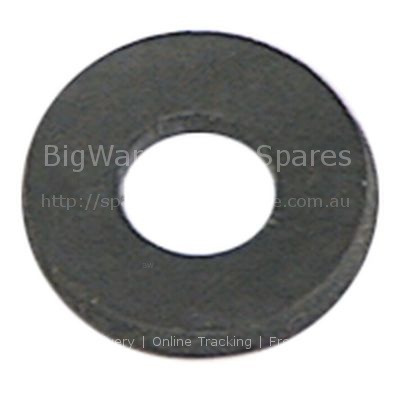 Flat gasket rubber ED ø 23,5mm ID ø 14mm thickness 2,3mm Qty 10