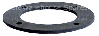 Gasket D1 ø 90mm D2 ø 57mm thickness 3mm with 4 screw holes wash