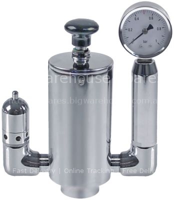 Safety fitting thread 3/4" 0,45bar with manometer and aerator/ai