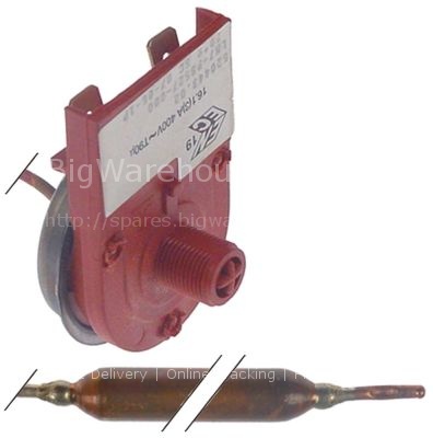 Safety thermostat t.max. 70°C temperature range 0-70°C 1-pole 1N