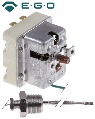 Safety thermostat t.max. 340°C switch-off temp. 340°C 2-pole 1NC