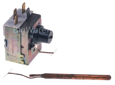 Safety thermostat switch-off temp. 60°C 1-pole 1CO 16A probe ø 6