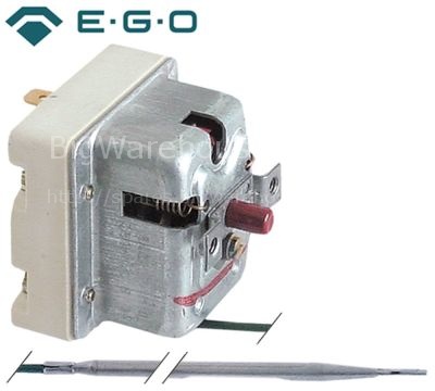 Safety thermostat switch-off temp. 360°C 1-pole 0,5A probe ø 4mm