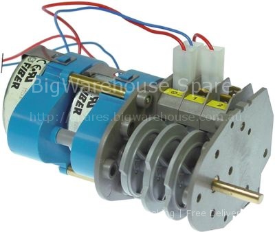 Timer FIBER P20 engines 2 chambers 3 operation time 1h / 4h 230V