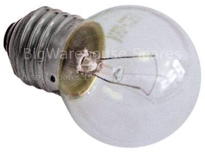 Light bulb t.max. 300C socket E27 230V 40W  45mm L 71mm lens L