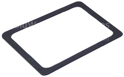 Gasket L 75mm W 65mm thickness 1mm for oven lamp