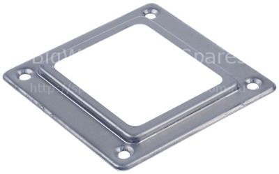 Frame for oven lamp L 97mm W 97mm thickness 6mm mounting distanc