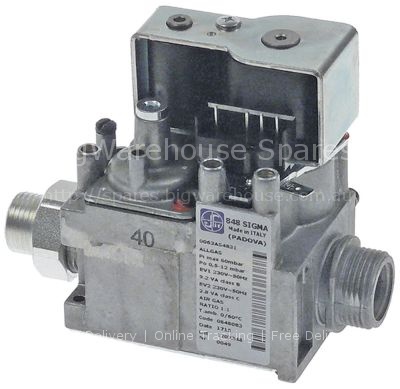 Gas valve type  230V 50Hz gas inlet 3/4" gas outlet 3/4" pressur