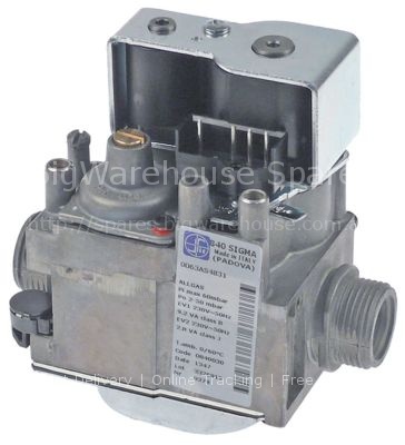 Gas valve type Sigma 230V 50Hz gas inlet 3/4" ET gas outlet 3/4"
