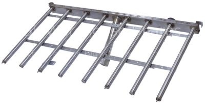 Burner tilting bratt pan