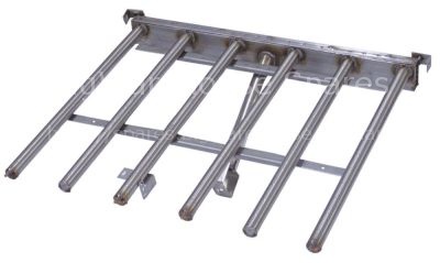 Burner tilting bratt pan