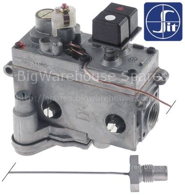 Gas thermostat SIT type MINISIT 710 t.max. 90°C 20-90°C gas inle