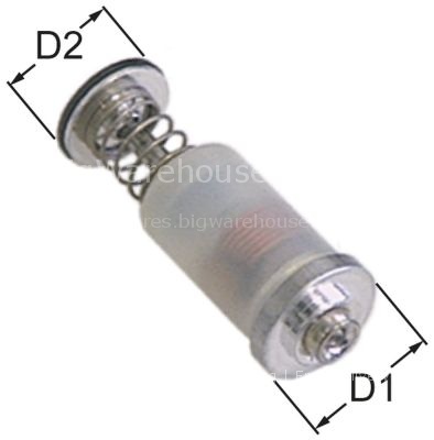Magnet unit L 39mm D1 ø 15,4mm D2 ø 13,5mm suitable for PEL22/EG