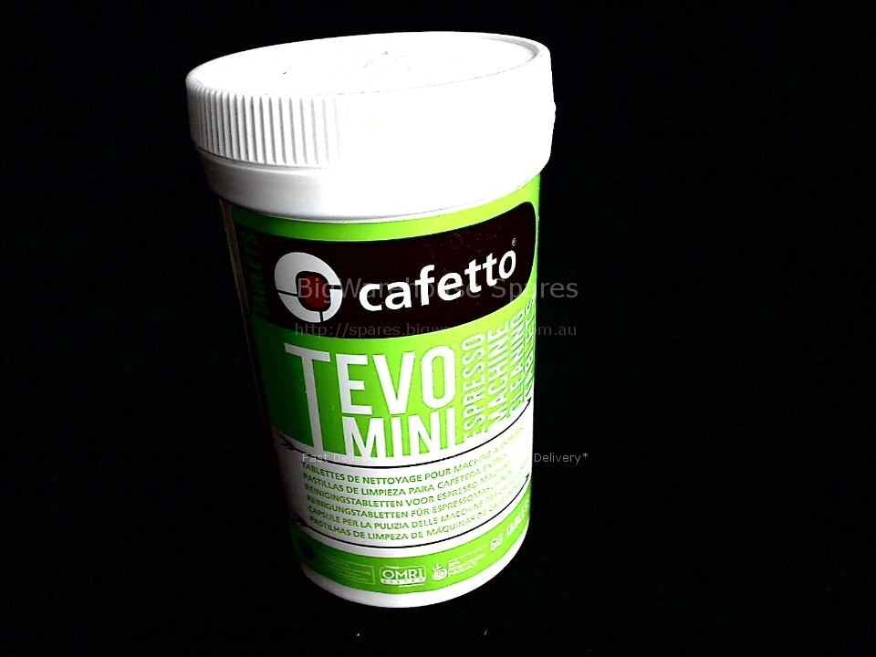 CAFETTO TEVO MINI TABLETS 60 Pack Coffee Residue Cleaning Tablet