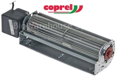 Cross flow fan COPREL TFL roller ø 60mm roller length 270mm lami