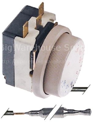 Thermostat temperature range -35 up to +35°C probe ø6x110mm capi