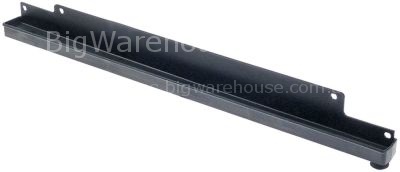 Drip rail L 557mm plastic W 33,5mm