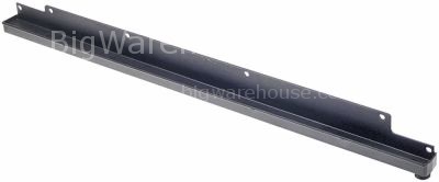 Drip rail with screw connection L 730mm plastic W 32mm for combi
