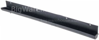 Drip rail with screw connection L 750mm plastic W 70mm for combi