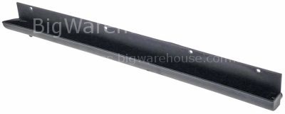 Drip rail L 690mm plastic W 40mm for combi-steamer hole ø 6mm