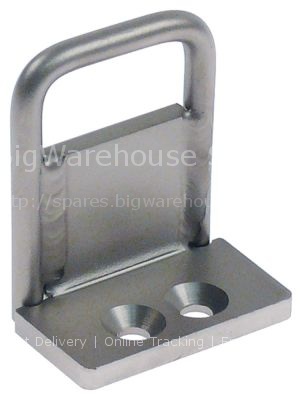 Door catch H 45mm W 37mm mounting distance 12mm