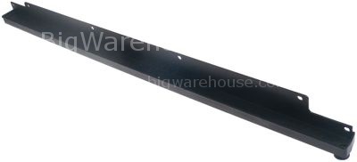 Gutter for inner door L 790mm plastic W 34mm with screws