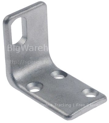 Hinge bearing without bolt mounting pos. upper left