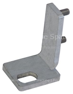 Door hinge mounting pos. upper