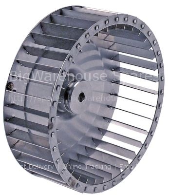 Fan wheel D1 ø 150mm H1 50mm blades 36 D2 ø 8mm D3 ø 6/8mm H2 26