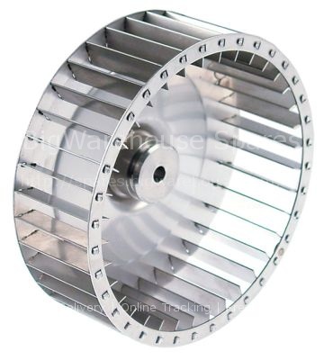 Fan wheel D1 ø 150mm H1 38mm blades 36 D2 ø 6mm D3 ø 6mm H2 14mm