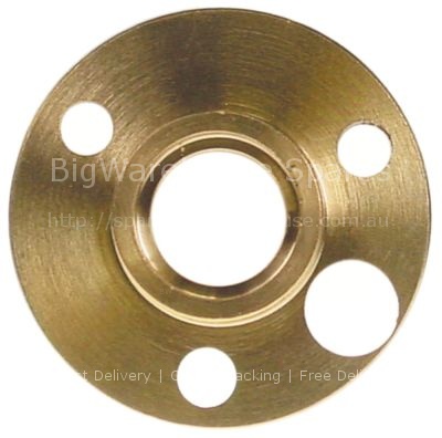 Flange for fan motor ED ø 50mm int. ø 1 19,5mm int. ø 2 16mm thi