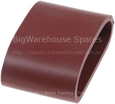 Hose ID 50mm ED 58mm L 50mm silicone Qty 1 for combi-steamer