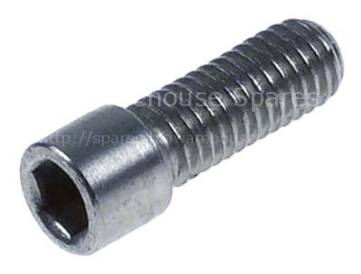 Screw thread M8 thread L 20mm WS 6 SS Qty 1 pcs DIN 912/ISO 4762