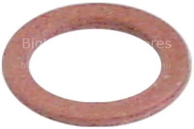 Flat gasket FIBER ED ø 24mm ID ø 17mm thickness 2mm Qty 1 pcs