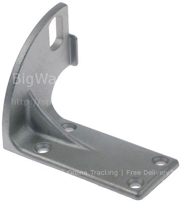 Hinge bearing without bolt for combi-steamer mounting pos. botto