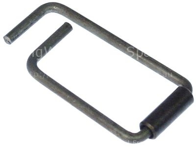 Spring for door handle ø 6mm L 54mm W 27,5mm