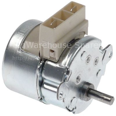Gear motor METEOR type  8W 230V voltage AC 50Hz 30rpm shaft ø 6x