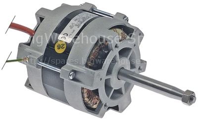 Fan motor 230V 3 phase 50Hz 0,25kW 2700rpm L1 122mm L2 77mm L3 3