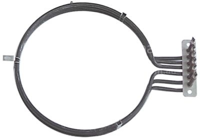 Heating element 3150W 230V heating circuits 3 ID ø 201mm ED ø 21